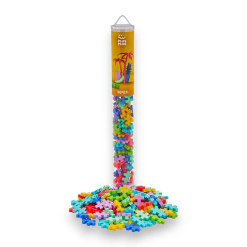 Picture of PLUS PLUS TUBES COLOUR 100 PIECES TROPICAL